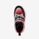 Hoge meisjes sneakers Isa zwart rood