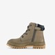 Leren jongens boots taupe