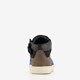 Hoge suede jongens sneakers zwart blauw