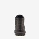 Leren heren veterboots zwart