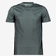 Dry heren voetbal T-shirt grijs met print