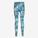 Dames sportlegging met print blauw