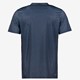 Dry heren voetbal T-shirt blauw met print