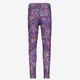 Meisjes sportlegging stippenprint paars