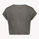 Cropped meisjes sport T-shirt grijs