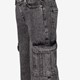 Meisjes wide leg cargo jeans donkergrijs