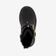Meisjes biker boots zwart met studs
