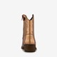 Meisjes western enkellaarsjes brons