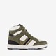 Hoge jongens sneakers groen wit