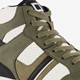 Hoge jongens sneakers groen wit