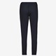 Blauwe dames pantalon met witte strepen