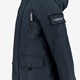 Jongens halflange winterjas blauw