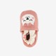 Baby sloffen roze met kat