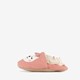 Baby sloffen roze met kat