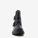 Dames biker boots met ritsen zwart