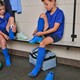 Voetbalsokken blauw
