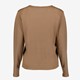Dames vestje met glitters bruin