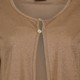 Dames vestje met glitters bruin