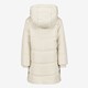 Gewatteerde meisjes winterjas beige