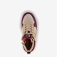 Hoge meisjes sneakers paars goud