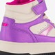 Hoge meisjes sneakers met glitter paars