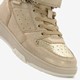 Hoge meisjes sneakers goud