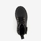 Meisjes veterboots met tasje zwart