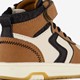 Hoge jongens sneakers cognac