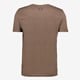 Heren T-shirt bruin