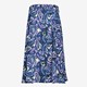 Dames midi rok met paisley print paars
