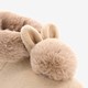 Kinder pantoffels konijn beige