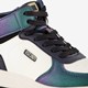 Hoge meisjes sneakers metallic