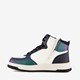 Hoge meisjes sneakers metallic