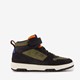 Hoge jongens sneakers legergroen