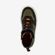 Hoge jongens sneakers legergroen