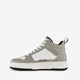 Hoge dames sneakers grijs wit