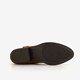 Suede dames western enkellaarsjes met hak