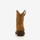 Suede dames western enkellaarsjes met hak