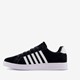 Court Tiebreak suede heren sneakers zwart