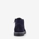 Hoge suede heren veterschoenen blauw