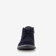 Hoge suede heren veterschoenen blauw