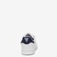 Heren sneakers wit met blauw detail