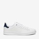 Heren sneakers wit met blauw detail