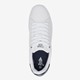 Heren sneakers wit met blauw detail