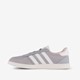 Breaknet suède dames sneakers grijs wit