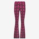 Dames flared broek met grafische print