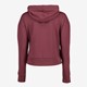 Cropped dames hoodie rood