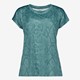 Dames sport T-shirt met print groen