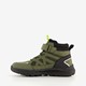 Hoge jongens sneakers donkergroen