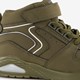 Hoge jongens sneakers donkergroen